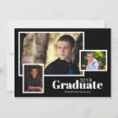Search for bold graduation invitations Black