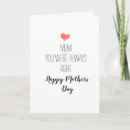 Search for always right cards Mother