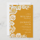 Search for yellow rose wedding invitations Modern