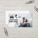 Search for car painting business cards Mechanic
