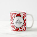 Search for red damask mugs Floral