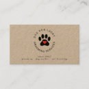 Search for grooming business cards Paw