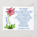 Search for corinthians postcards Love is patient