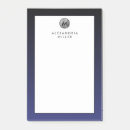 Search for monogrammed post it notes For her