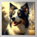 Search for border collie painting posters Puppy