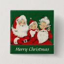Search for vintage santa claus badges Merry christmas