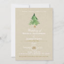 Search for pine trees wedding invitations Country