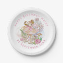 Search for happy birthday glitter plates Girl
