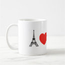 Search for i heart paris mugs Eiffel