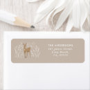 Search for natural return address labels Elegant