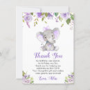 Search for lavender thank you cards Baby girl