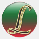Search for initial l stickers Red