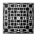 Search for art nouveau pattern tiles Black