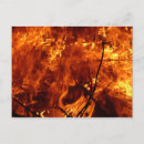 Search for fire heart postcards Red