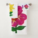 Search for purple flowers bath towels Pretty