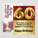 Search for sixtieth postcards 60th birthday party