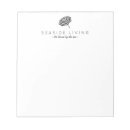 Search for real estate notepads Black and white