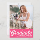 Search for hot pink graduation invitations Graduate