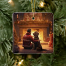 Search for firefighter christmas tree decorations For dog lover