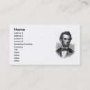 Search for lincoln business cards Abraham