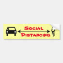 Search for distance bumper stickers Covid 19