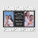 Search for music wedding save the dates Black and white