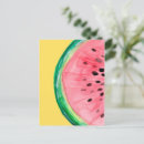 Search for fruit slices postcards Watermelon