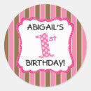 Search for girl first birthday stickers Baby girl