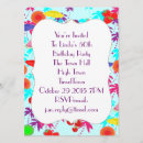 Search for fun in the sun invitations Colourful