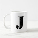 Search for calligraphy letter mugs Black and white