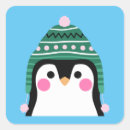 Search for the penguin stickers Illustration