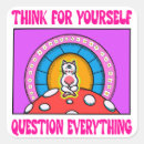 Search for cat thinking stickers Pink