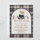 Search for blue denim baby shower invitations Teddy bear