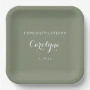 Search for sage green paper plates Script