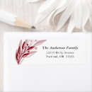Search for winter foliage return address labels Modern