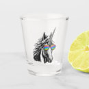 Search for unicorn shot glasses Rainbow