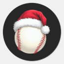 Search for baseball hats stickers Santa