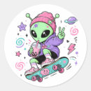 Search for space aesthetic stickers Alien