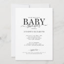 Search for calligraphy baby shower invitations Chic