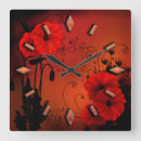 Search for vintage floral clocks Brown