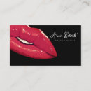 Search for lips business cards Cosmetologist