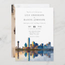 Search for skyline invitations Watercolor