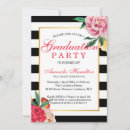 Search for stripes graduation invitations Classic