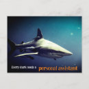 Search for blue shark postcards Underwater