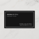 Search for style business cards Simple