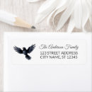 Search for gothic style return address labels Halloween
