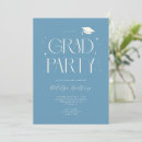 Search for typography graduation invitations Grad party