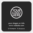Search for promotional stickers Business logo