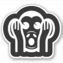 Search for hear no evil stickers Cute