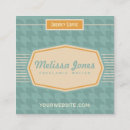 Search for shaped business cards For her
